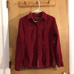 Eddie Bauer Corduroy Button-Up